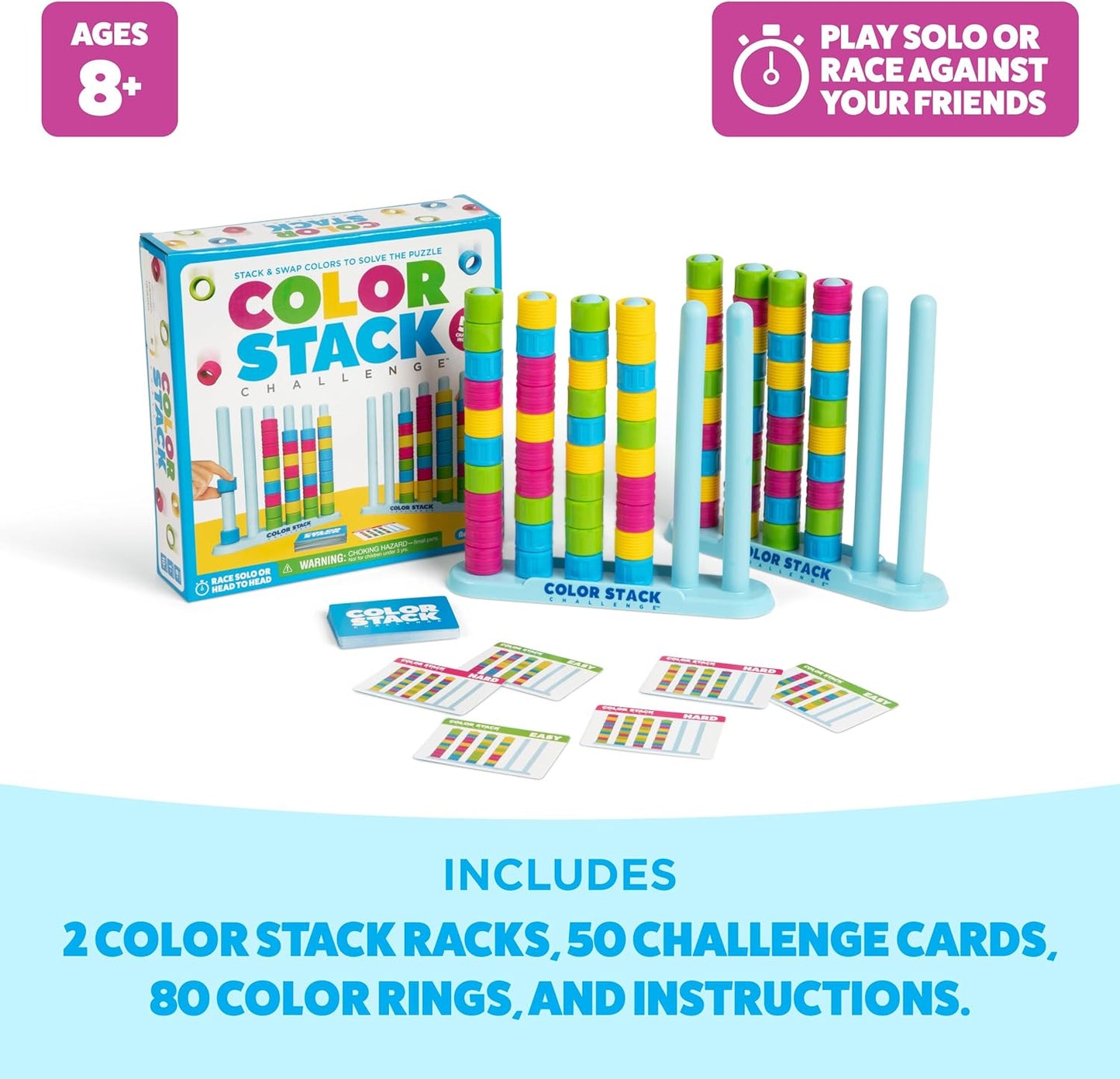 Color Stack Challenge - Rasanter Farbabstimmungs-Puzzlespielspaß für Familie & Partys 🧩🌈