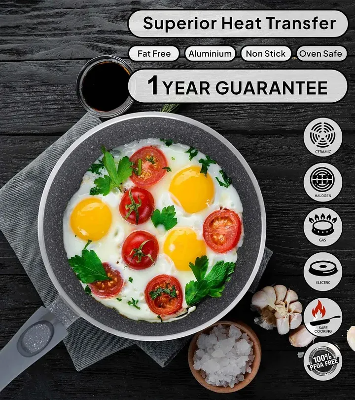 Soldes de printemps🔥Batterie de cuisine 29 pièces antiadhésives revêtement granite multicouche