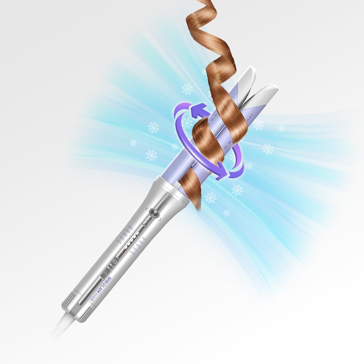 AirFlow Pro: 360° sicherer Lockenstab mit Kaltlufttechnologie 🌀✨