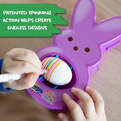 Eggmazing Peeps Hasen-Eier-Dekorator – 6 schnell trocknende, ungiftige Filzstifte, ab 3 Jahren