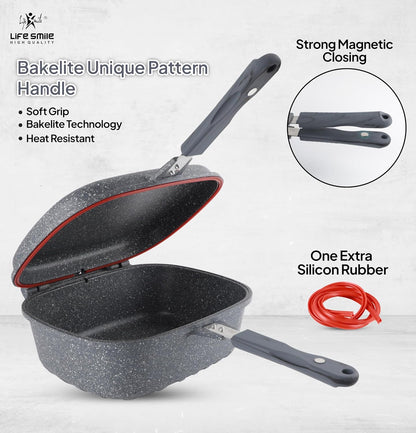🎉 Vente Anniversaire - Batteries de cuisine avec revêtement multicouche en granit antiadhésif