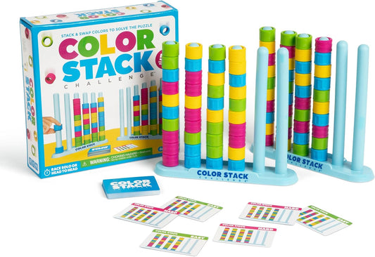 Défi de Piles de Couleurs - Jeu de Puzzle Rythmé de Correspondance de Couleurs pour la Famille et les Fêtes 🧩🌈