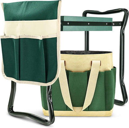2-in-1 Foldable Garden Kneeler & Seat | Ergonomic Gardening Bench 🌿🌻