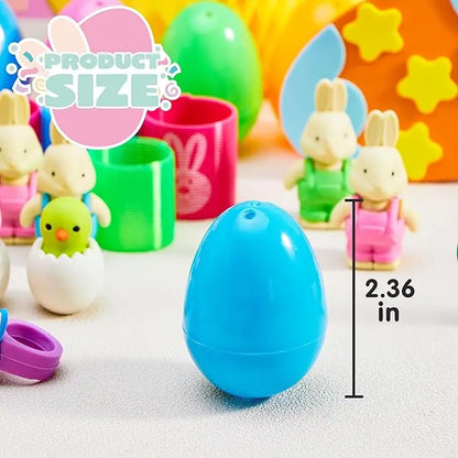 200 vorgefüllte Ostereier mit Spielzeug und Stickern – Mitgebsel für Kinder