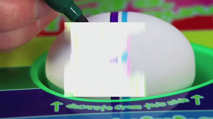Eggmazing Peeps Hasen-Eier-Dekorator – 6 schnell trocknende, ungiftige Filzstifte, ab 3 Jahren