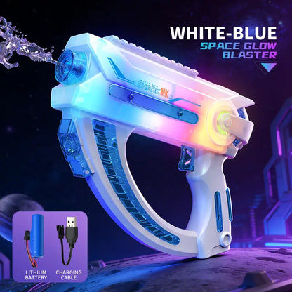 Ultimative elektrische Wasserpistole - 10m Reichweite & LED-Lichteffekte 💦🔫